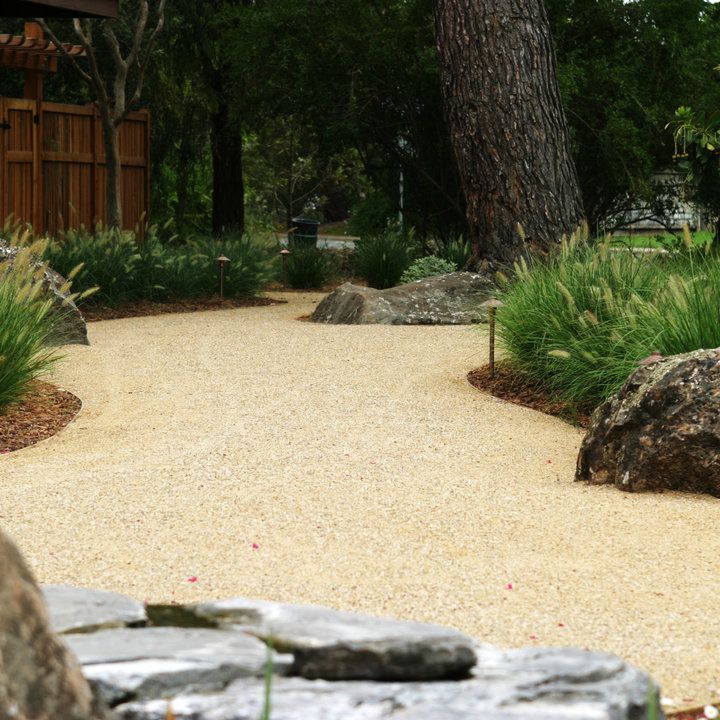 Decomposed granite walkway installation