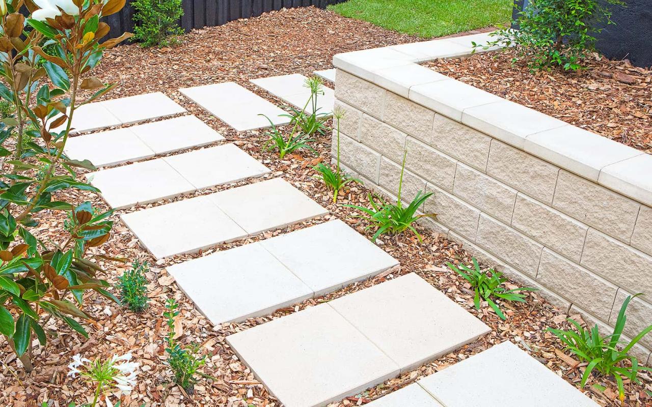 Paver path installation