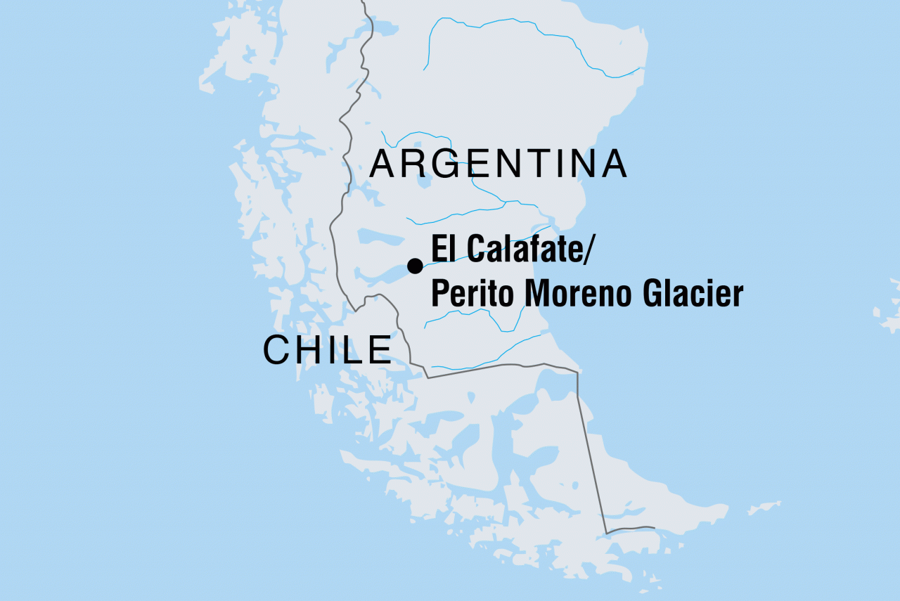 Perito moreno glacier walkways