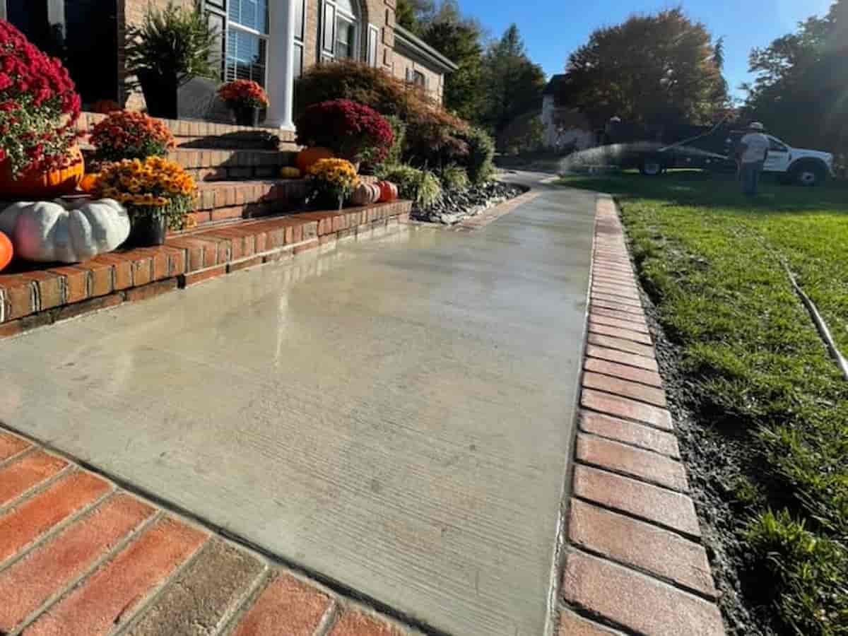 Walkways sidewalk walkway sidewalks curb finishes