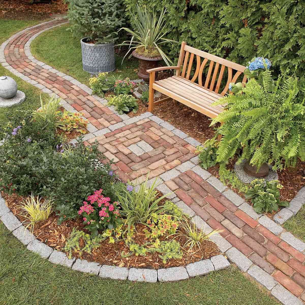 Walkway pavers paver gravel pebbles walkways patio pathways pathway cement sidewalk slab pebble dg steinweg driveway paths 2x4 granite border