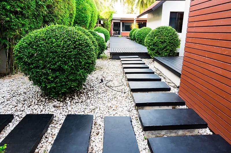 Walkway modern walkways patio paver pavers pathway concrete si stones pavaj paving modernas banquetas cemento ingrijit modele deco