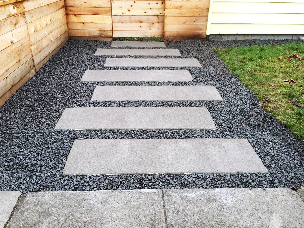 Paver gravel concrete walkway ideas design pavers patio stone landscape pea yard cement front hgtv modern way stepping creative pathway