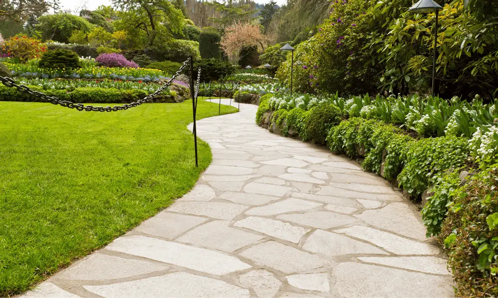 Gravel walkway pea pathway paths edging walkways pathways thisoldhouse visit fence