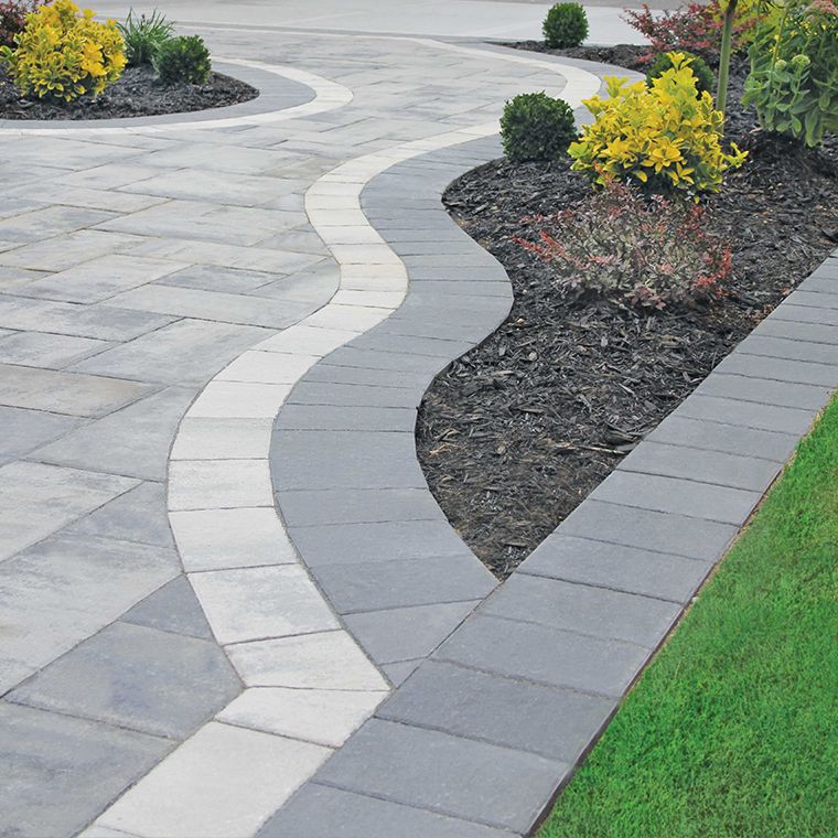 Driveway paving ideas pavers nicolock landscaping driveways design concrete stone patio stones paver diy brick walkway modern front backyard walkways