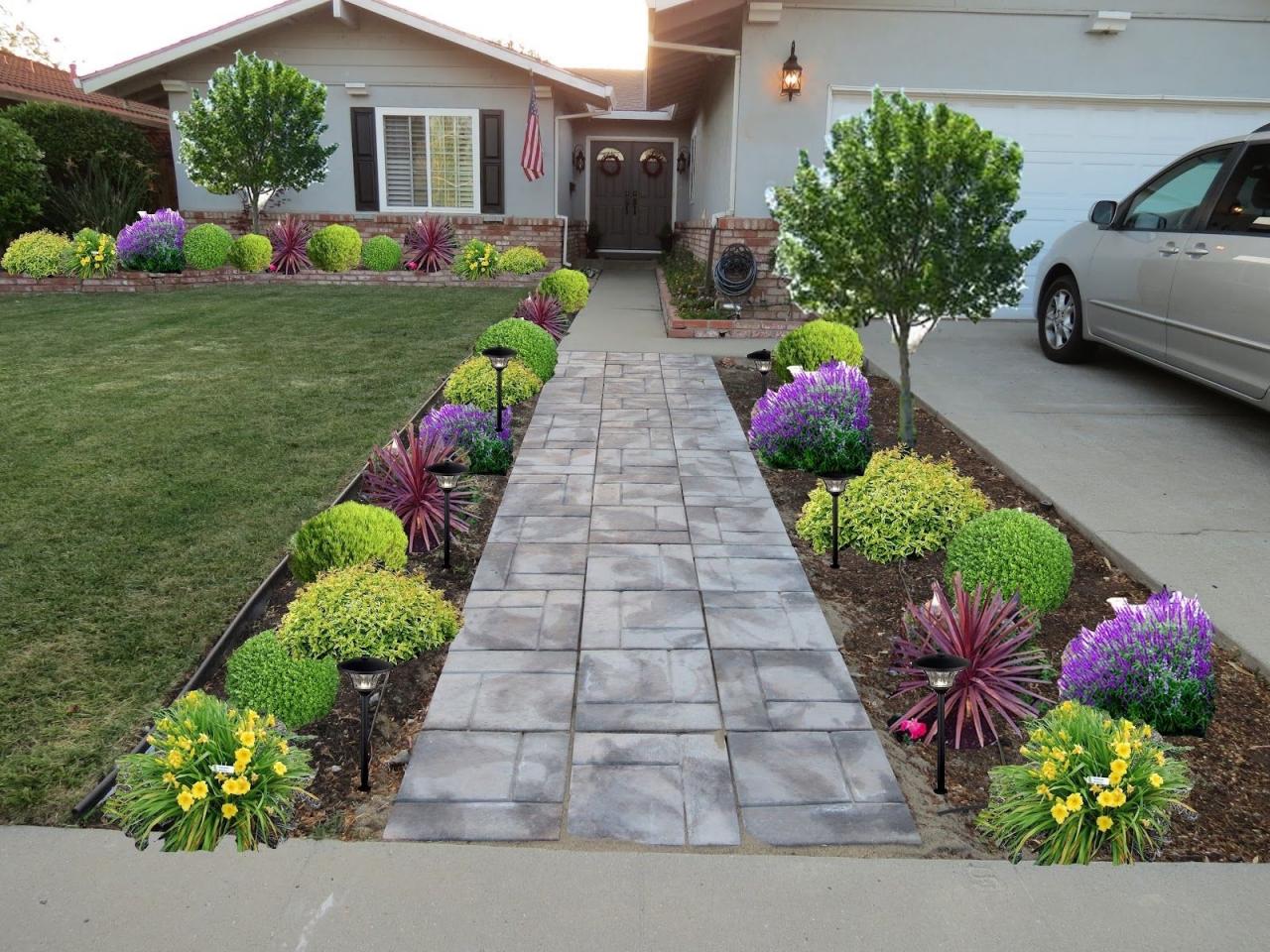 Garden entryway hgtv entry landscaping design outdoor