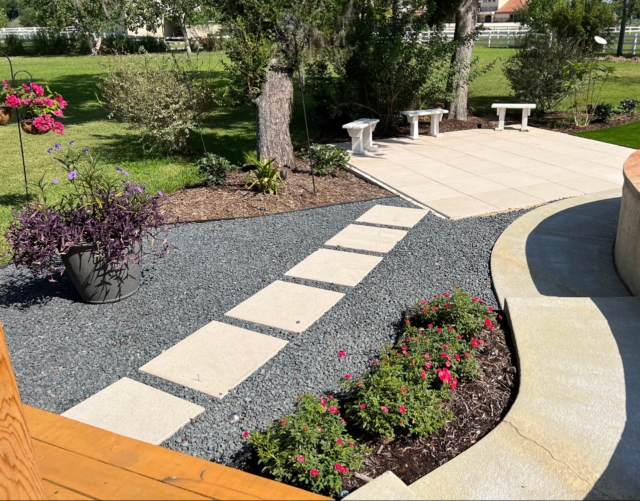 Concrete walkway installation near me